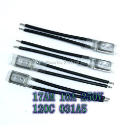 17AM 120 Degree 17AM 031A5 Normally Closed Overheat Protector Motor Power Temperature Switch 120 C NC 10A 250V 17AM031A5 Manual