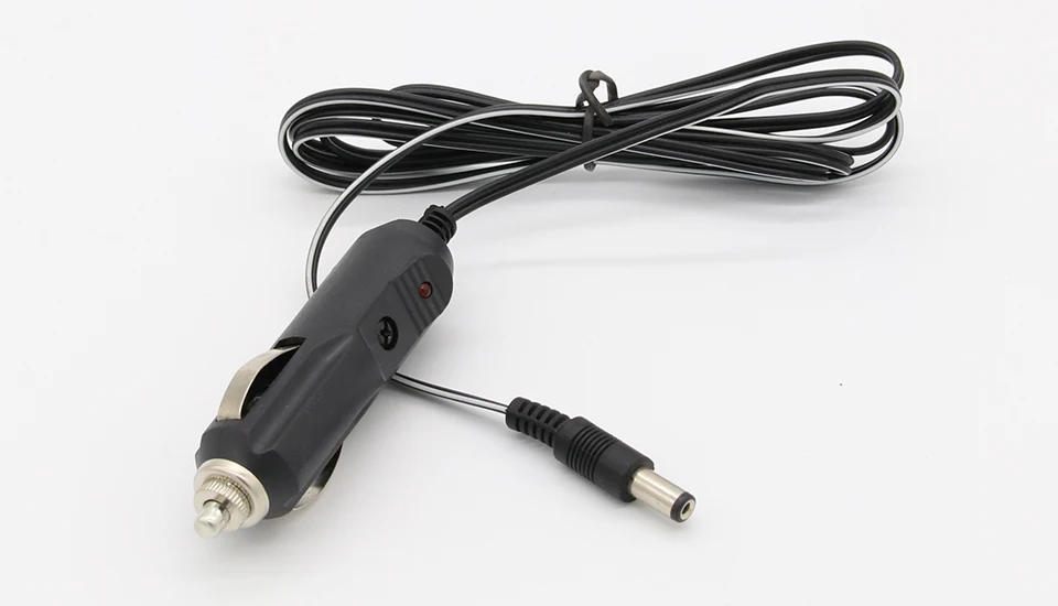 Description Picture 2 of itemCar Cigarette Lighter 5.5*2.1mm Plug Cigar Power Connector Fused With Light LED With 1.5m Wire Cable End Caps