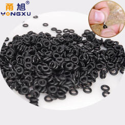 100pcs fishing O-ring Rubber Opening Swivel Solid Connector buffer Rings O Shaped Ring Rubber Ring Fishing tackle accessories
