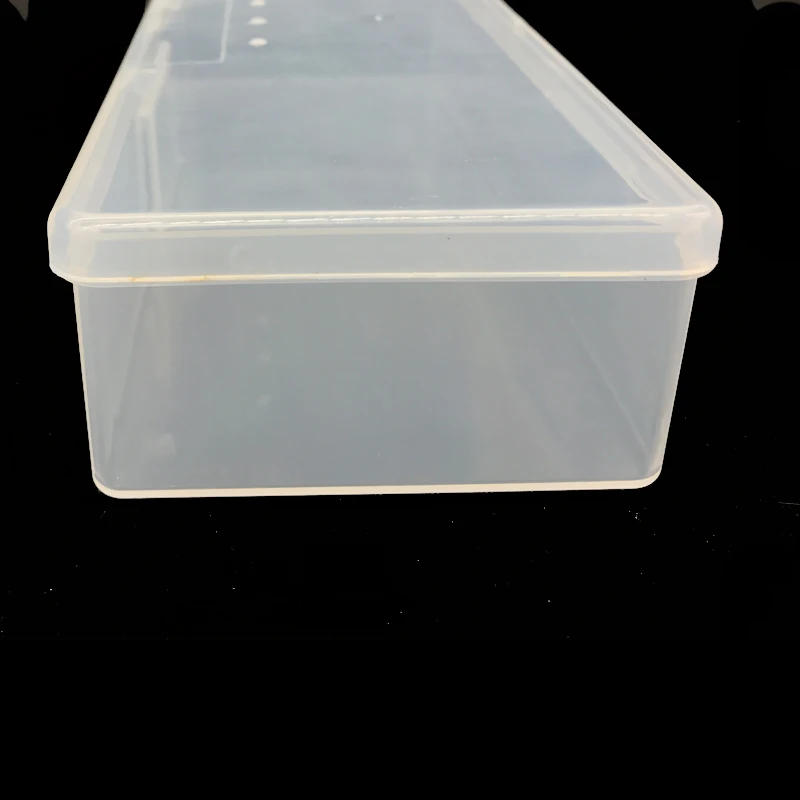 Description Picture 6 of item1 Plastic Nail Manicure Tools Storage Box Nail Dotting Drawing Pens Buffer Files Organizer Case Container Nails Tools Empty Box