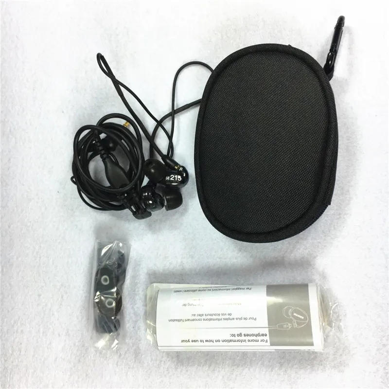 Description Picture 4 of itemPROMOTION! 24 hours shipment SE215 Earphons Hi-fi stereo Noise Canceling 3.5MM SE 215 In ear Detchabl Earphone with Box VS SE535