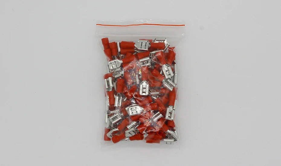 Description Picture 3 of itemFDD1.25-250 insulating Female Insulated Electrical Crimp Terminal Connectors Cable Wire Connector 100PCS/Pack FDD1-250 FDD