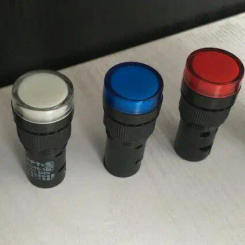 1pcs AD16-16C LED Power Indicator 16mm 12V 24V 36V 110V 220V 380V Signal Light Pilot Lamp