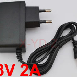 1PCS High quality AC 100V-240V Converter Switching power adapter DC 3V 2A 2000mA Supply EU Plug DC 5.5mm x 2.1-2.5mm