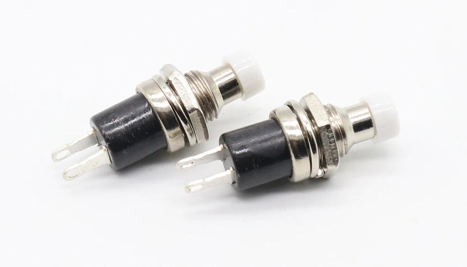 Description Picture 4 of itemIMC Hot 10Pcs White Cap SPST Momentary Mini Pushbutton Switch DC 50V 0.3A