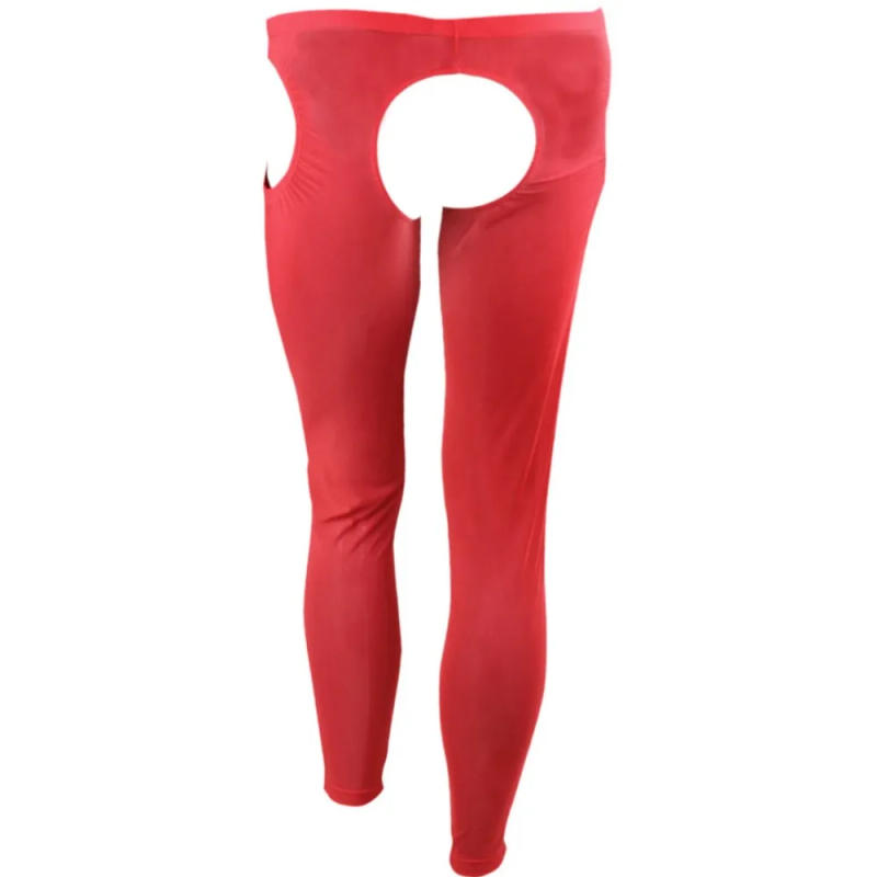 Description Picture 5 of itemYiZYiF Sexy Mens Erotic Open Crotch Buttock Sheer & Transparent Leggings Hot Pants Lingerie Gay Fetish mesh Nightwear Underwear