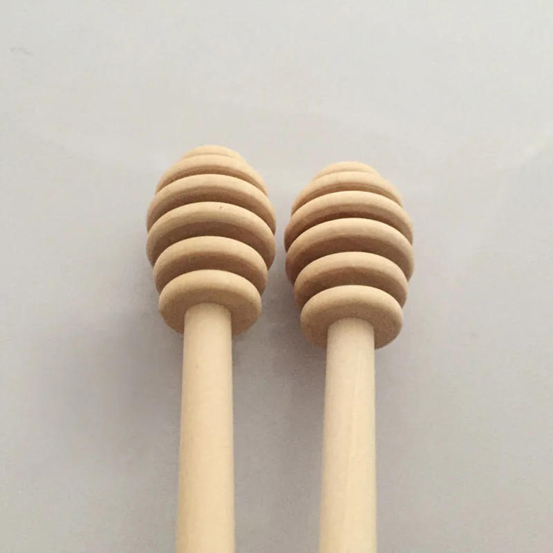 Description Picture 4 of item2Pc Practical Long Handle Wood Honey Spoon Mixing Stick Dipper For Honey Jar Coffee Milk Tea Supplies Kitchen Tools YH-460060