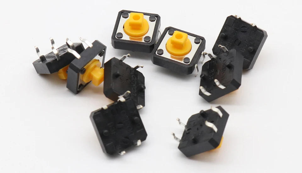 Description Picture 5 of item20PCS Tactile Push Button Switch Momentary 12*12*7.3MM Micro switch button + (20PCS 5 colors Tact Cap)