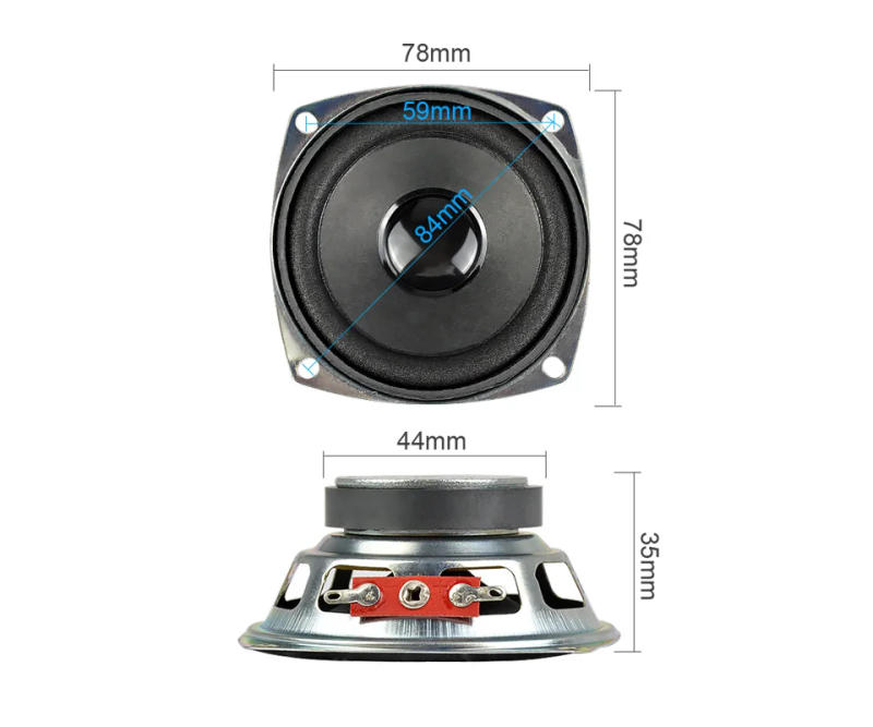 Description Picture 4 of itemAIYIMA 2Pcs 3 Inch Audio Full Range Speaker 4 Ohm 5W Loudspeaker DIY Portable Bluettoth Multimedia Speaker Home Theater