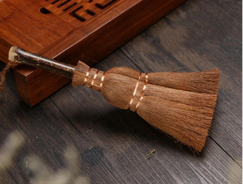 Description Picture 6 of itemArshen Brown Plants Fibre Tea Brush Bristle Kung Fu Tea Tray Tea Sets Cleaning Brush Teaware Home Kitchen Tea Tools Accessories