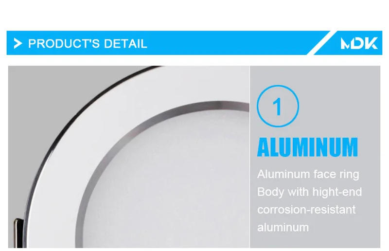 Description Picture 6 of item10pcs Led Downlights Spot Lamp 18W 15W 12W 9W 7W 5W 3W 110V 220V Ceiling Downlight 2835 Leds Ceiling Home Indoor Lighting