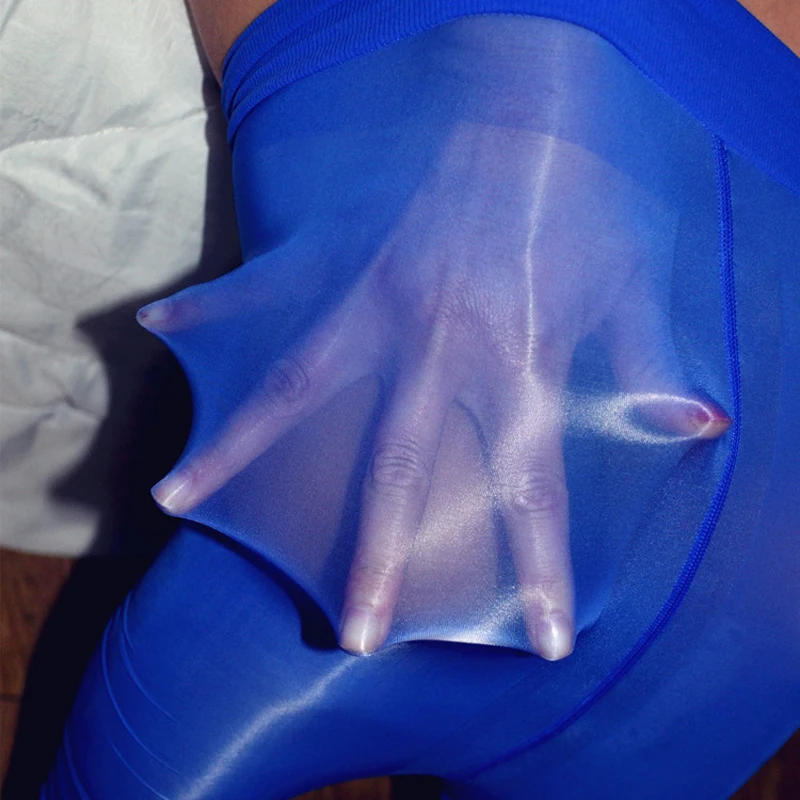 Description Picture 6 of itemHigh Waist Oil Shiny Tights for Women Lingerie Hot Ultrathin 1-Line Gloss Sexy Pantyhose 2019 Sheer Nylon Bling Stockings Medias