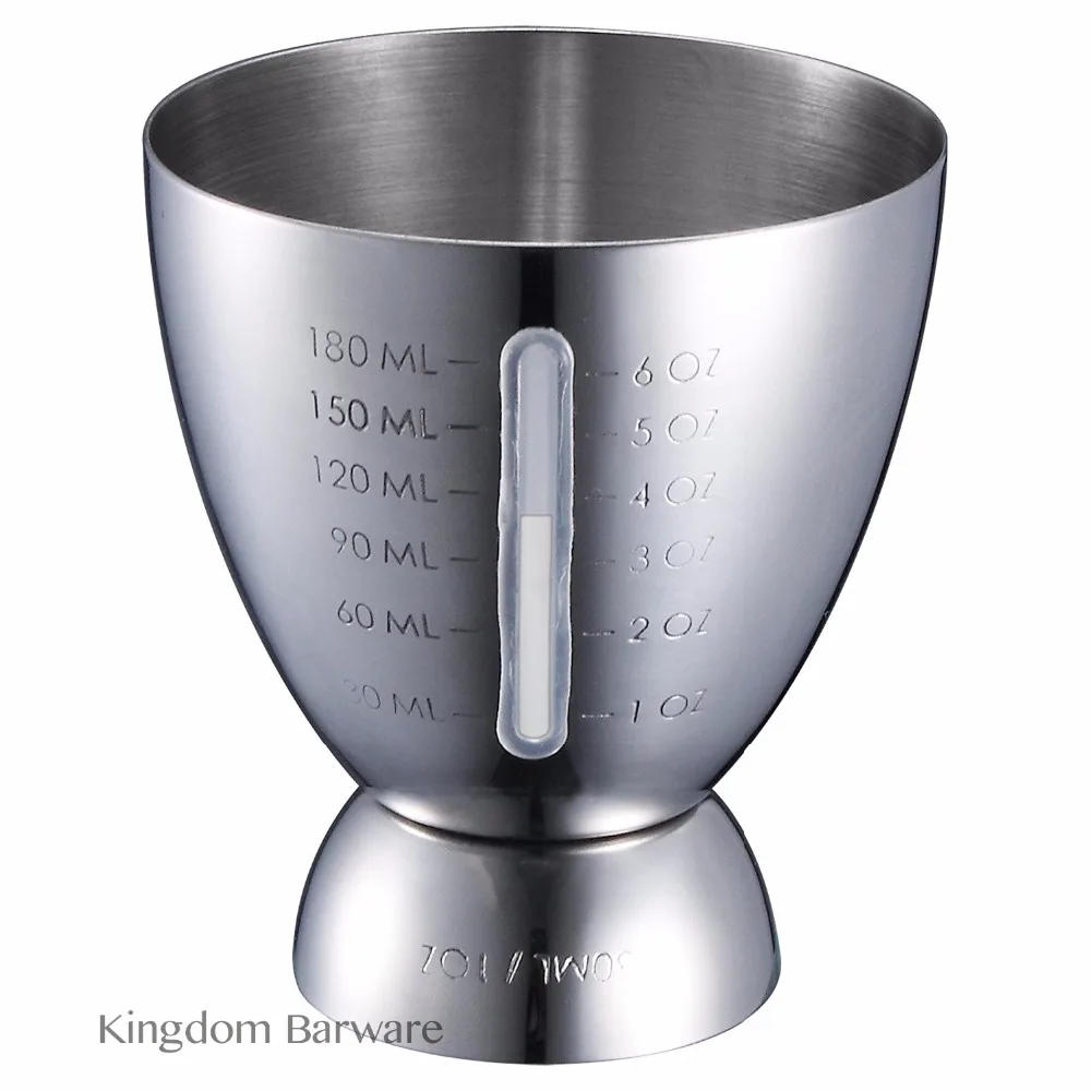 Description Picture 3 of itemBar Cocktail Jigger Measured Double 1-6 oz Measuring Jiggers, Stainless Steel