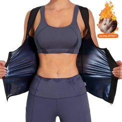 Women Sauna Shaper Vest Thermo Sweat Shapewear Tank Top Slimming Vest Waist Trainer Corset Gym Fitness Workout Compression Shirt
