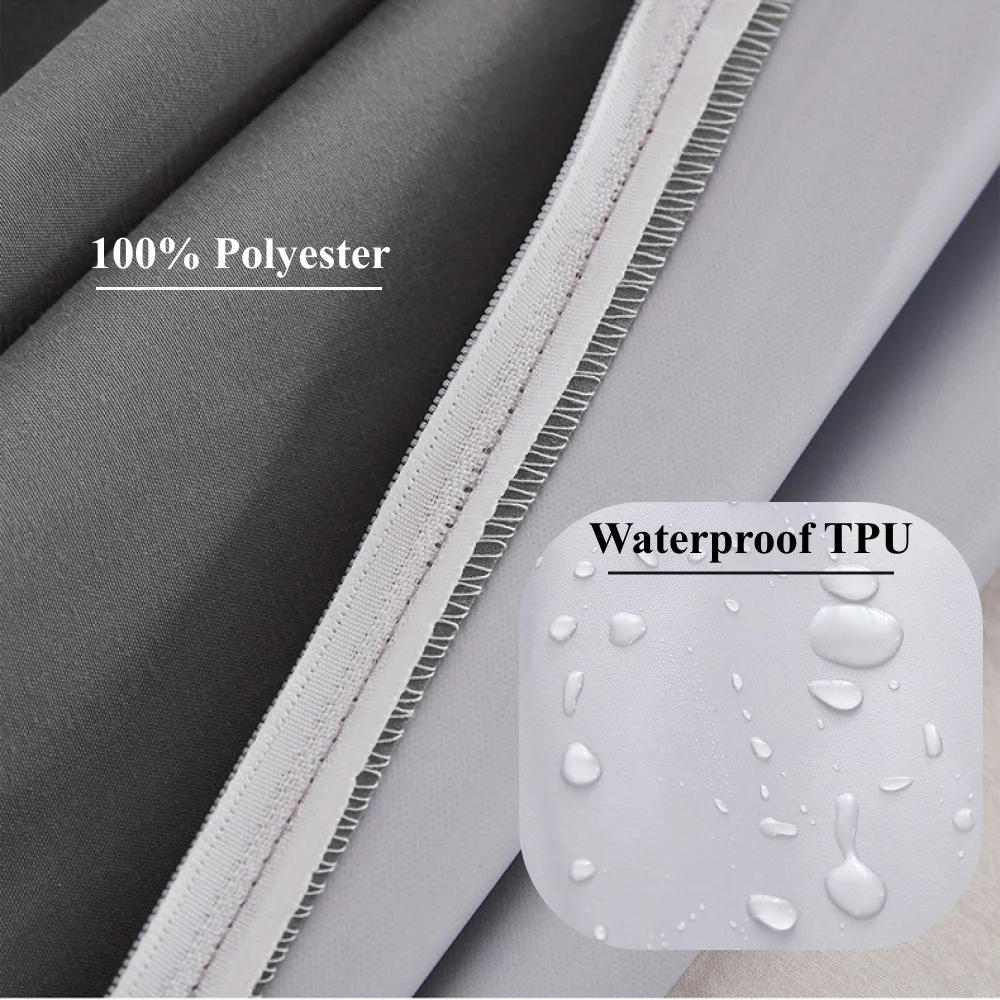 Description Picture 6 of item6-Sides Fully Enclosed Waterproof Mattress Cover with Zipper Dust-proof Fitted Sheet for Double Bed, Twin, Full, Queen, King