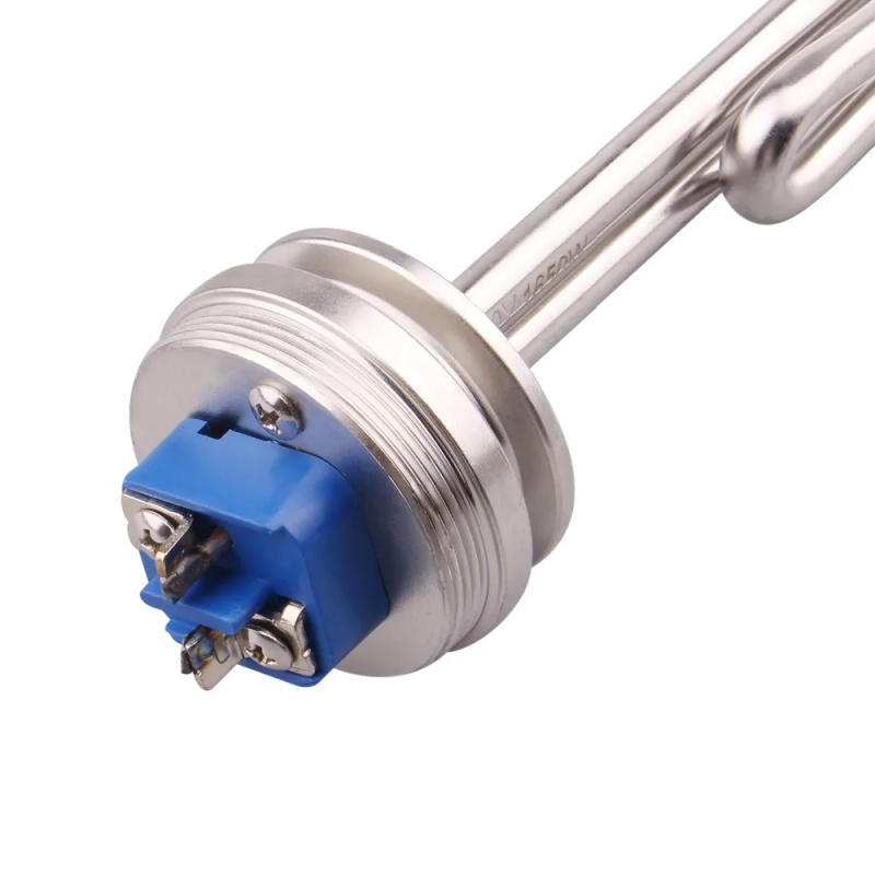 Description Picture 3 of itemDERNORD 1.5 Inch(OD50.5mm)Tri-clamp Foldback Heating Element Stainless Steel 304 Immersion Water Heater Resistance 120V 1500W