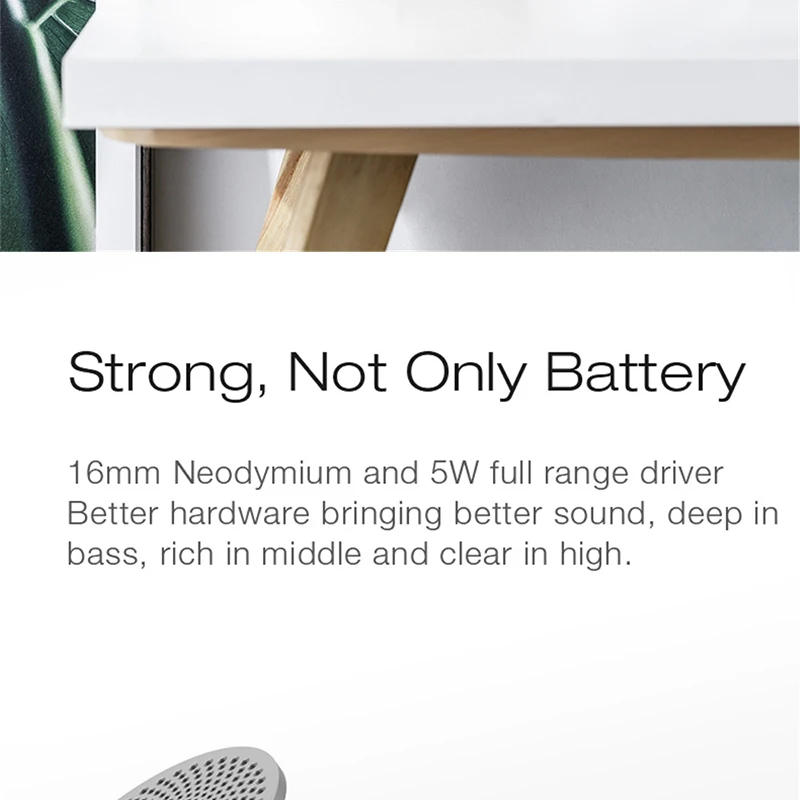 Description Picture 6 of itemEWA Portable Wireless Speaker Bluetooth 5.0 Outdoor Sport HIFI TWS Speaker 5W 6000mAh Stereo Bass Speaker MP3 Player Subwoofer