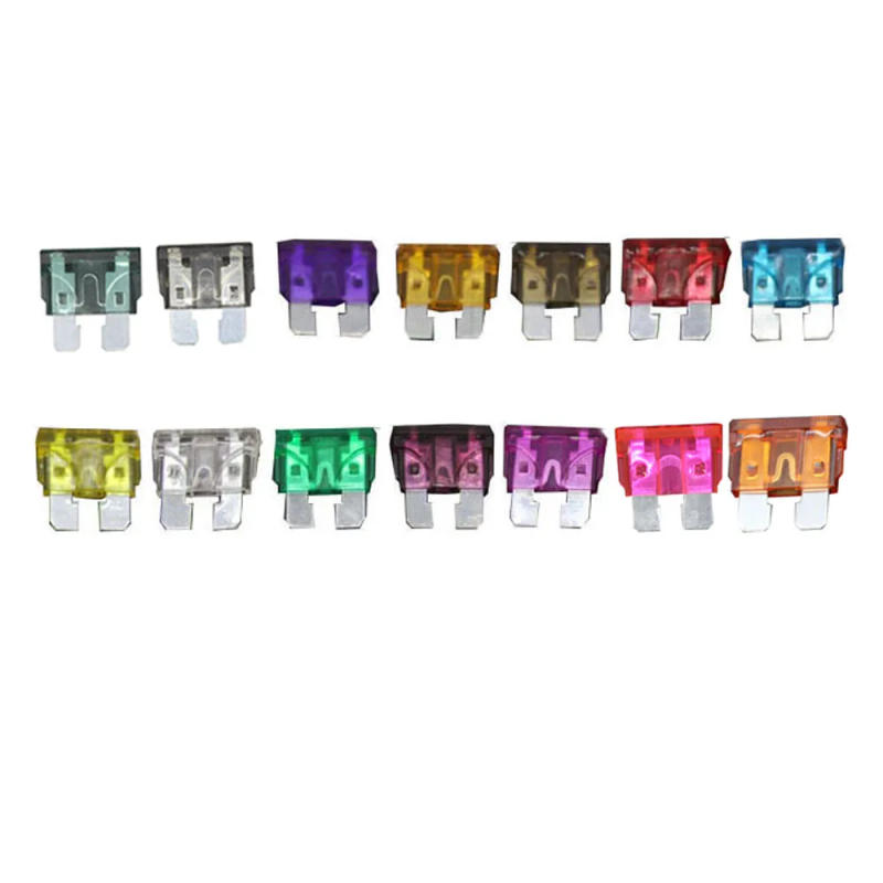 Description Picture 3 of item50PCS Medium Standard Blade Fuse Insert ZINC Pins 1A 2A 3A 5A 7.5A 10A 15A 20A 30A 40A 50A Refitted For Auto Car Truck