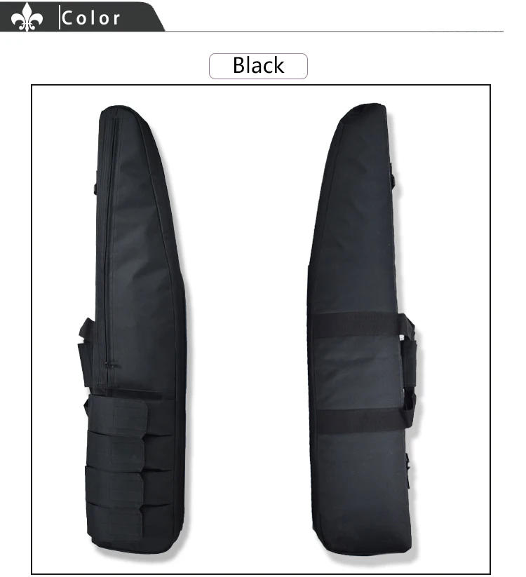 Description Picture 6 of item70cm/98cm/118cm Heavy Duty Rifle Case Gun Carry Shoulder Bag Tactical Gun Bag For Wargame Molle Bag Hunting Accessories