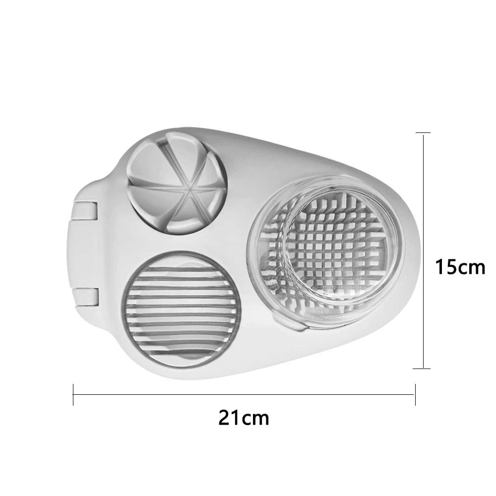 Description Picture 3 of itemFruits vegetable Manual Home Dicing Stainless Steel Multifunctional Slicing Cutter Avocados Kitchen Tool Practical Eggs Slicer