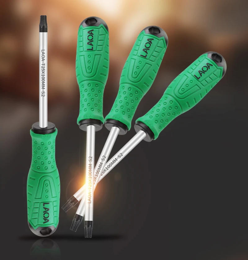 Description Picture 4 of itemLAOA Torx Screwdriver S2 Alloy Steel Magnetic Screwdriver T8/T10/T15/T20/T25/T30/T40