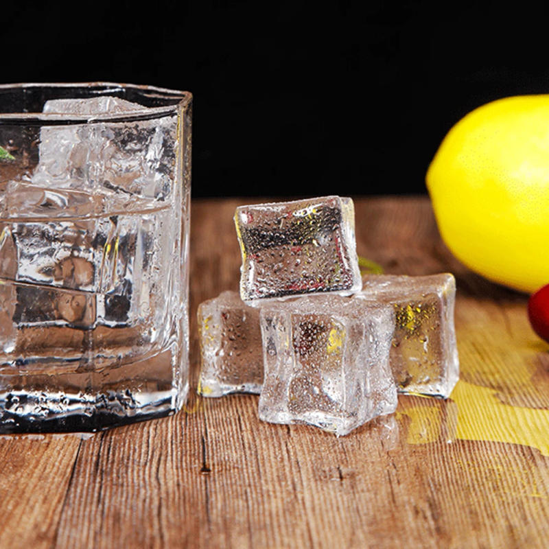 Description Picture 2 of item5-75PCS/Set Cube/Irregular Ice Cube Acrylic Fake 1/2cm Ice Particles Transparent Photography Props Photo Studio Shooting Props