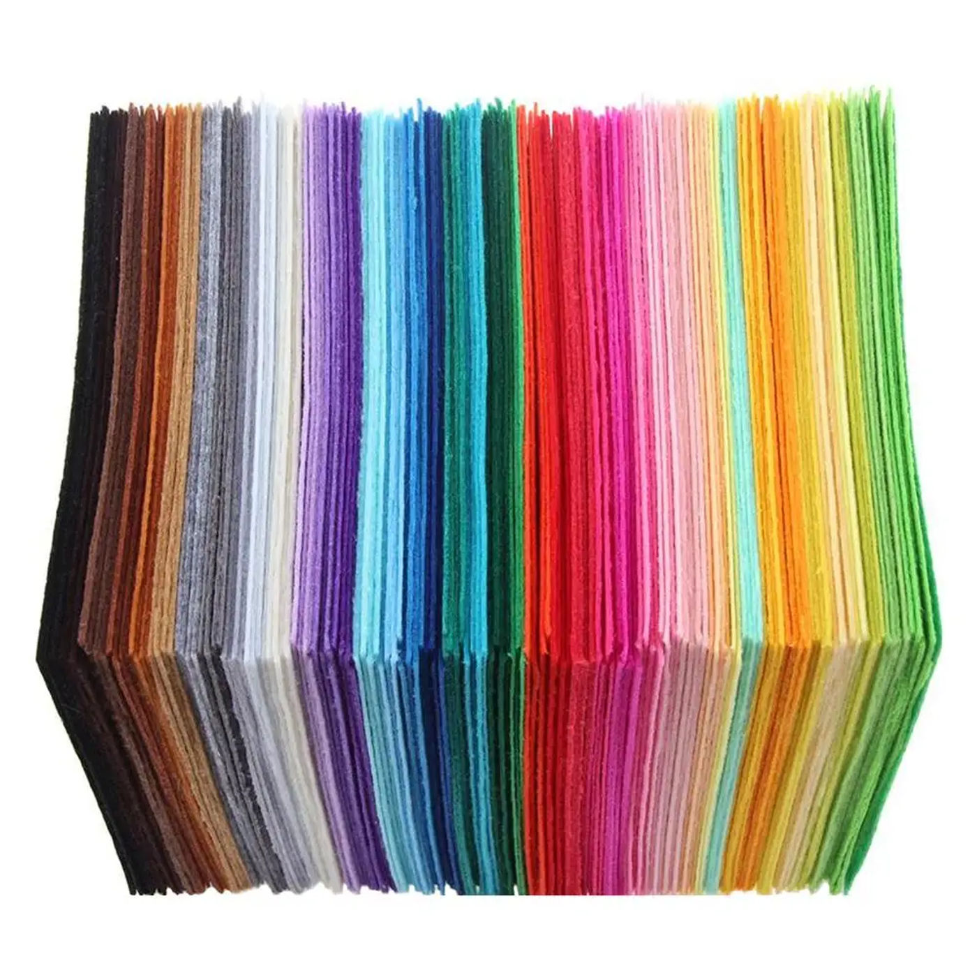 Description Picture 5 of item40pcs Non-Woven Felt Fabric Polyester Cloth Felt Fabric Bundle Sewing Doll Handmade Craft Thick Felt Cloth DIY Patch Multicolor
