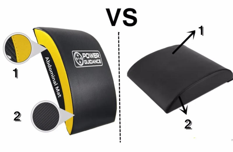 Description Picture 6 of itemAbdominal Exercise Mat Sit Up Benches Abdominal & Core Trainer Ab Mat for Full Range of Motion Belly Workouts Fitness Equipments