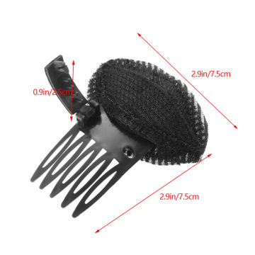 Forehead Hair Volume Fluffy Puff Sponge Pad Clip Comb Insert Tool Base DIY Styling Princess Styling Increased Hair Sponge Pad