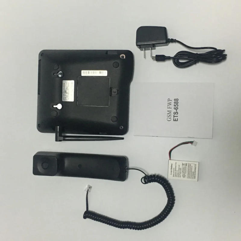 Description Picture 6 of itemGSM Dual SIM Card Quad band Desktop Wireless Phone Home Landline Telephone Wall Mount With FM Radio Fixed Radiotelephone