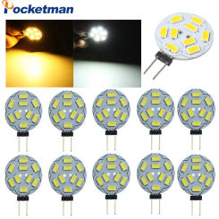 10pcs G4 LED light bulbs Two-pin base Recessed ceiling LED Spotlight Light Bulb Replacement Halogen Bulb DC12V 4500 K