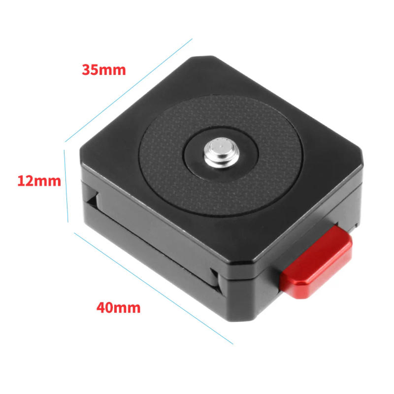 Description Picture 2 of itemQuick Release Plate Clamp V Port Instant Camera Mounting for DJI Ronin RS2 RS3 Gimbal Stabilizer Video Tripod Fast Switch Kit