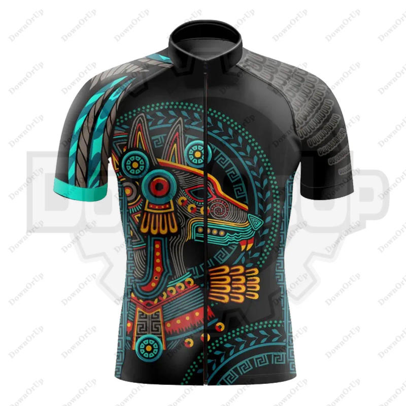 Description Picture 4 of itemMEXICO Men's Cycling Clothing Uniform For Cyclist Short-sleeved Jersey Summer Mountain Road Biking Cycling Jersey