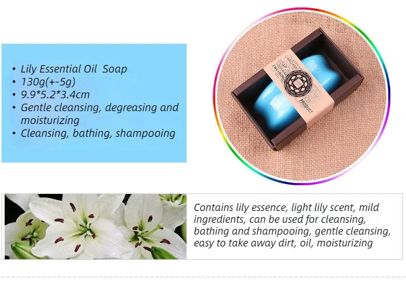 Description Picture 2 of item130g Goat Milk Soap Essential Oil Soap for Bamboo Charcoal,Papaya, Sandalwood, Honey, Lemon, Coffe ,Lily