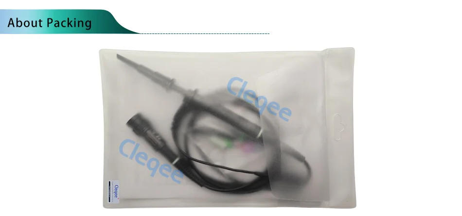 Description Picture 6 of itemCleqee P4250 1PCS 100X Oscilloscope Probe 100:1 250MHz 2KV Withstand High Voltage For Oscilloscope Owon liliput