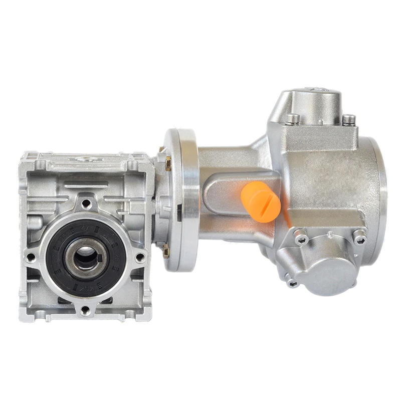 Description Picture 3 of itemThree-cylinder Piston Pneumatic Motor with Worm Gear Reducer Large Torque Low Speed Industrial Strength Explosion-proof Motor