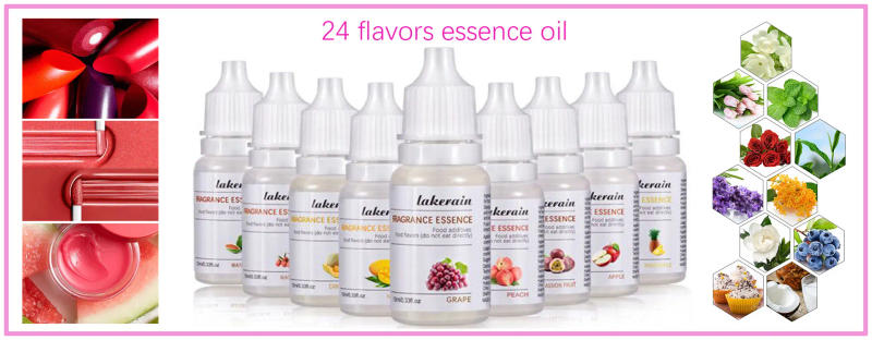 Description Picture 2 of item10ml Lip Gloss Liquid Pigment Flavor Essence Oil Drop for Clear Lip Gloss Base Gel Lip Glaze Odorless Moisturizing Lipgloss Base