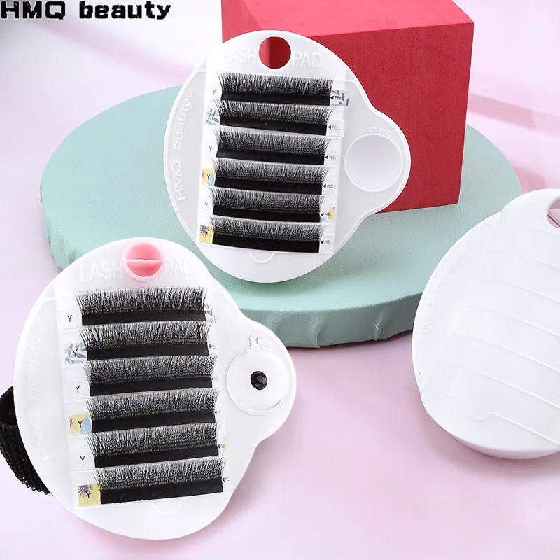 Description Picture 2 of item3 in 1 False Eyelashes Palette Stand Pad Pallet Bandage Lashes Holder Hand-worn Adjustable Lash Extension Supplies Makeup Tools