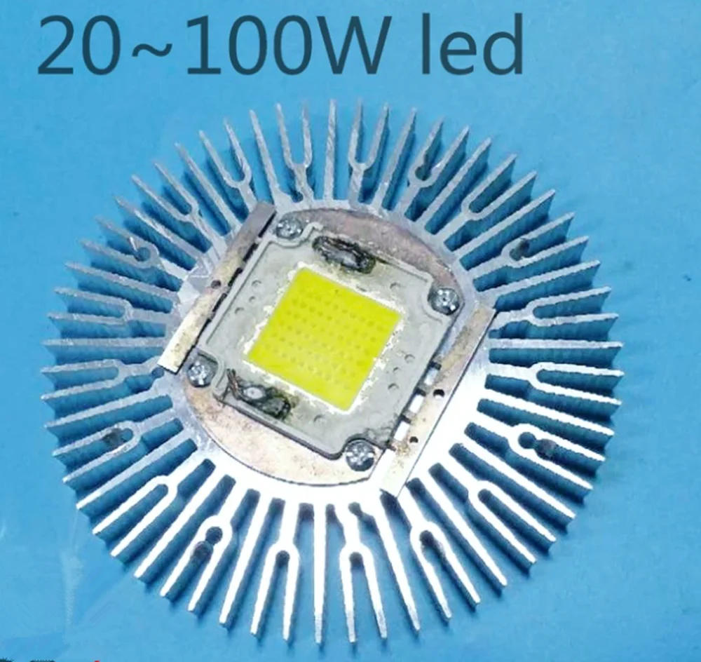 Description Picture 3 of item20W 30W 40W 50W High Power Led COB Heatsink Aluminum Radiator 110x9mm