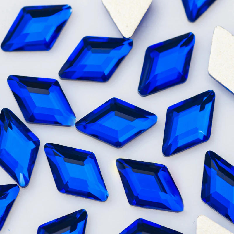 Description Picture 4 of itemYanRuo 20pcs Rhombus Multicolor Flatback Crystal Rhinestones 3D Design Glass Strass Glitter Accessories For Nail Art Decorations