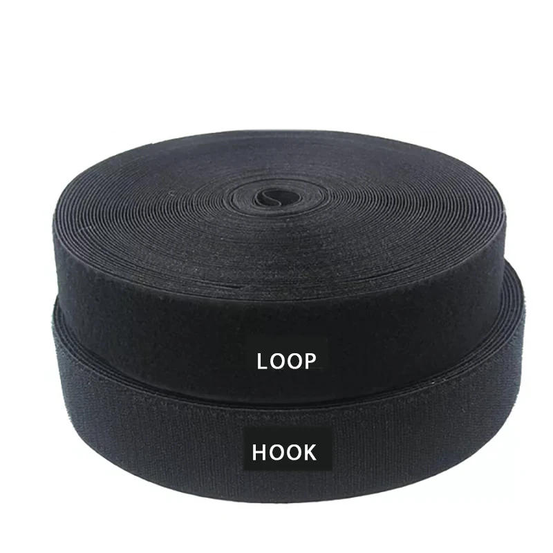 Description Picture 4 of item5Meter/pair Non-Adhesive Hook and Loop Fastener Tape Sewing-on No Glue Hooks Adhesive Magic Tape DIY 16/20/25/38/50/100mm