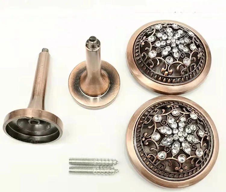 Description Picture 5 of itemGlass Curtain Hooks Zinc Alloy Wall Bracket Living Room Home Decoration Accessories 2pcs