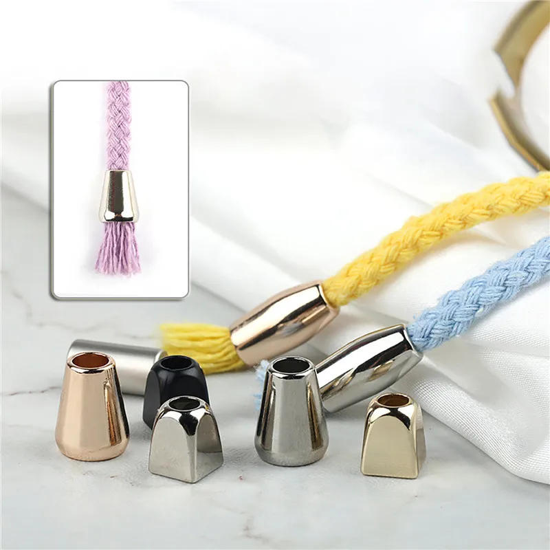 Description Picture 3 of item10pcs Metal Cord Lock Toggle Clip Clothing Rope End Lid Lock For Bag/Garments DIY Clothes Bags Sportwear Stopper 10mm/13mm/16mm