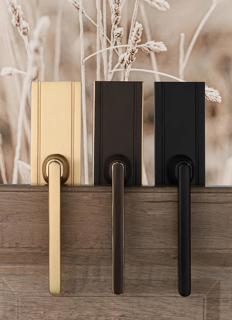 Description Picture 2 of itemAluminum Alloy Home Mute Anti-theft Door Lock Hotel Silent Mechanical Handle Lock Door Locks Furniture Hardware Accessories