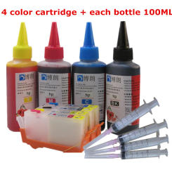 Refill ink kit For HP 903 904 905 902 refillable ink cartridge permanent chip FOR HP OfficeJet pro 6950 6951 6954 6956 6960 6970