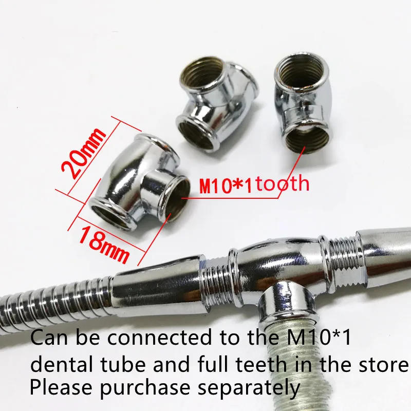 Description Picture 2 of item10pcs M10*1 Internal Tooth Tee Joint Hollow Tooth Tube T-shaped Adapter Lighting Fixture Moxibustion Clip DIY Bracket Accessorie