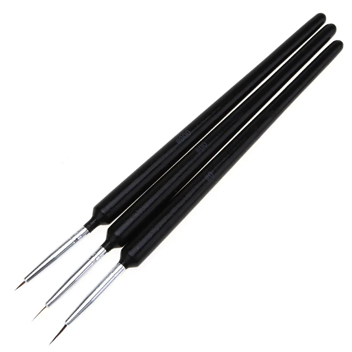 Description Picture 5 of item3PCS/Set Acrylic Nail Art Brush Thin Nail Liner Pen French Lines Stripes Flower Grid Drawing Dotting Brushes Manicure Tools