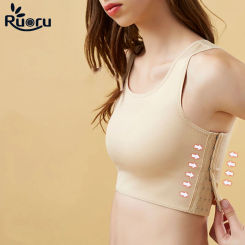Ruoru Women's Binders and Shapers Tomboy Binder Bra Les Lesbian Binder Trans Tank Top Underwear Chest Binder