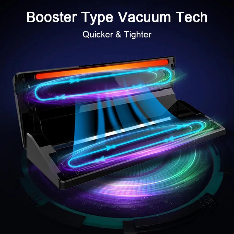 Description Picture 6 of itemAutomatic Vaccume Sealer Food Saver Dry Moist Packaging Machine for Food Sous Vide Vacuum Air Sealing System with Starter Kits