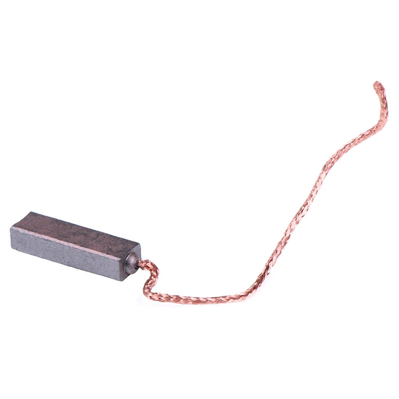 Description Picture 2 of itemNew 10Pcs Carbon Brushes Wire Leads Generator Generic Electric Motor Brush Replacement 4.5 x 6.5 x 20mm Wholesale